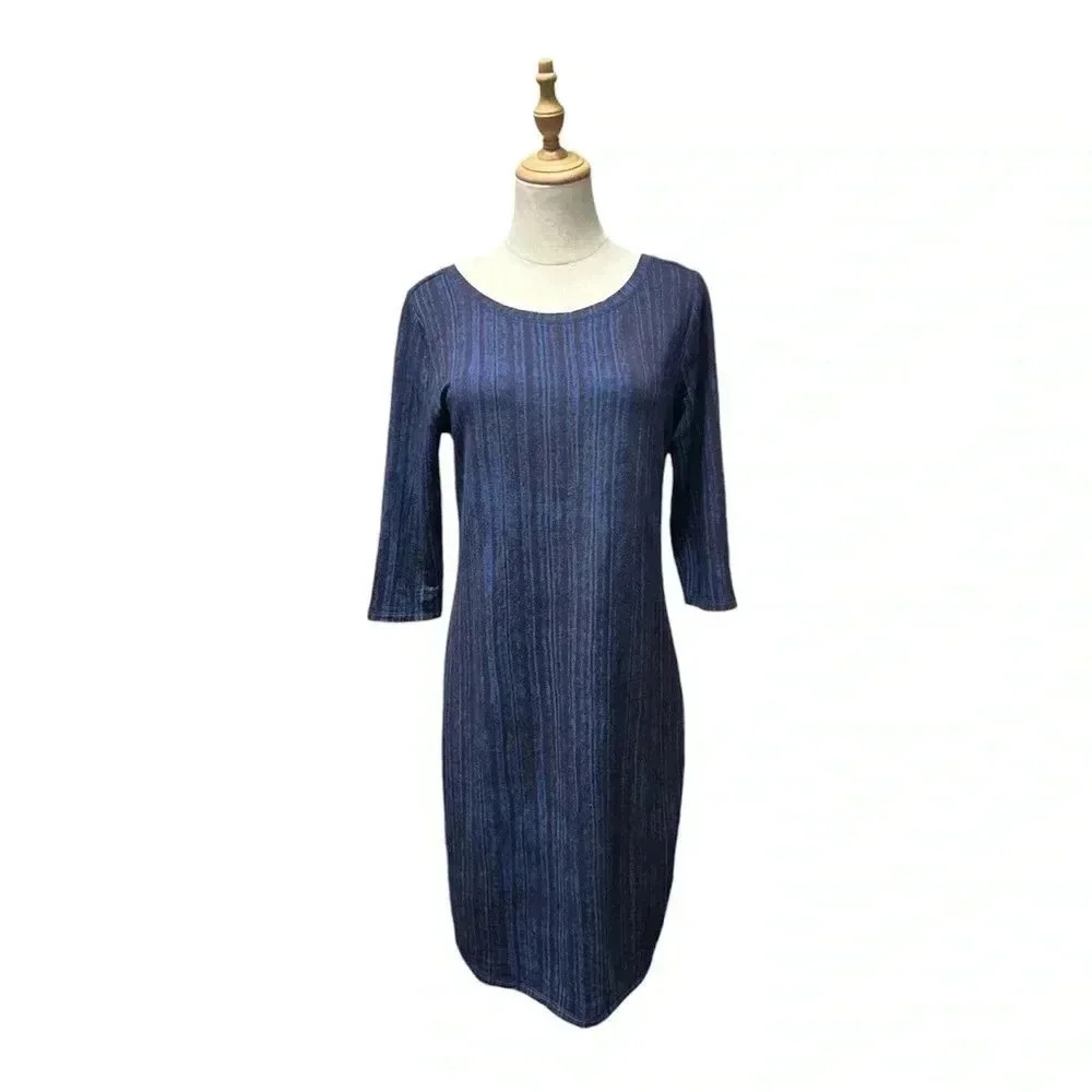 Philosophy Navy Black Dress Size L